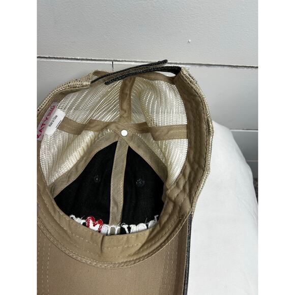 Womans Distressed Look - BOY MOM - Trucker Style Baseball Hat - Picture 7 of 11